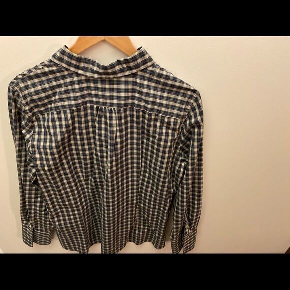 LANDS ‘END Button Down Blouse - Picture 6 of 9